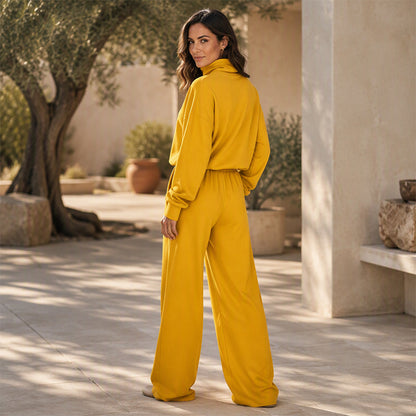 Chic Wide-Leg Two-Piece Outfit
