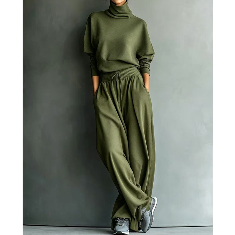 Chic Wide-Leg Two-Piece Outfit