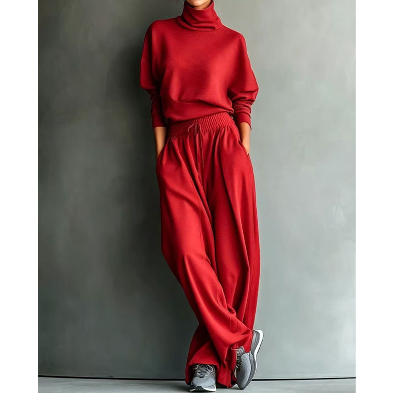 Chic Wide-Leg Two-Piece Outfit