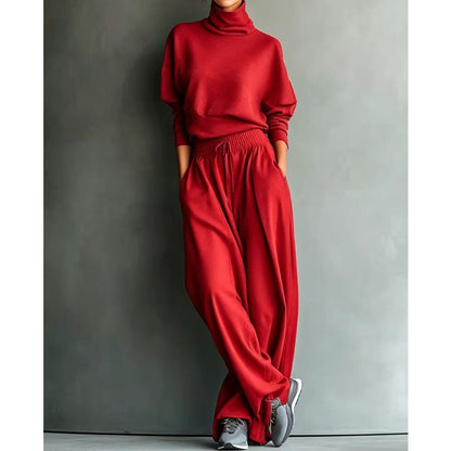 Chic Wide-Leg Two-Piece Outfit