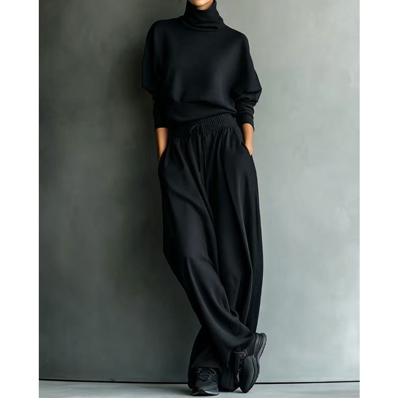 Chic Wide-Leg Two-Piece Outfit