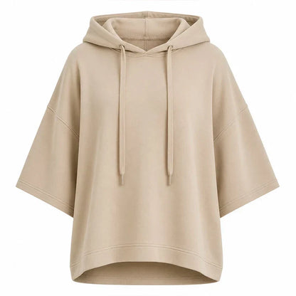 Elodie Relaxed Wide-Sleeve Hoodie
