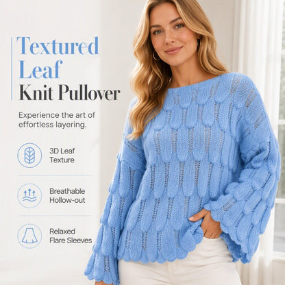 Hollow Out Slouchy Knit Sweater