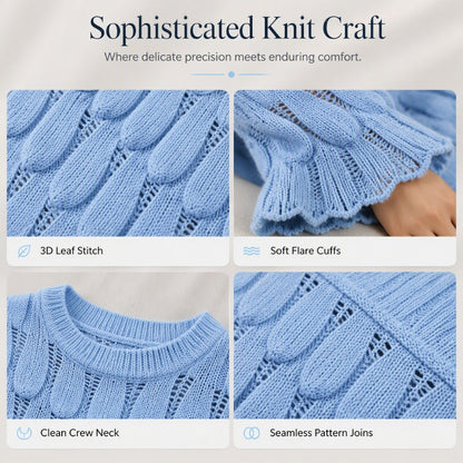 Hollow Out Slouchy Knit Sweater