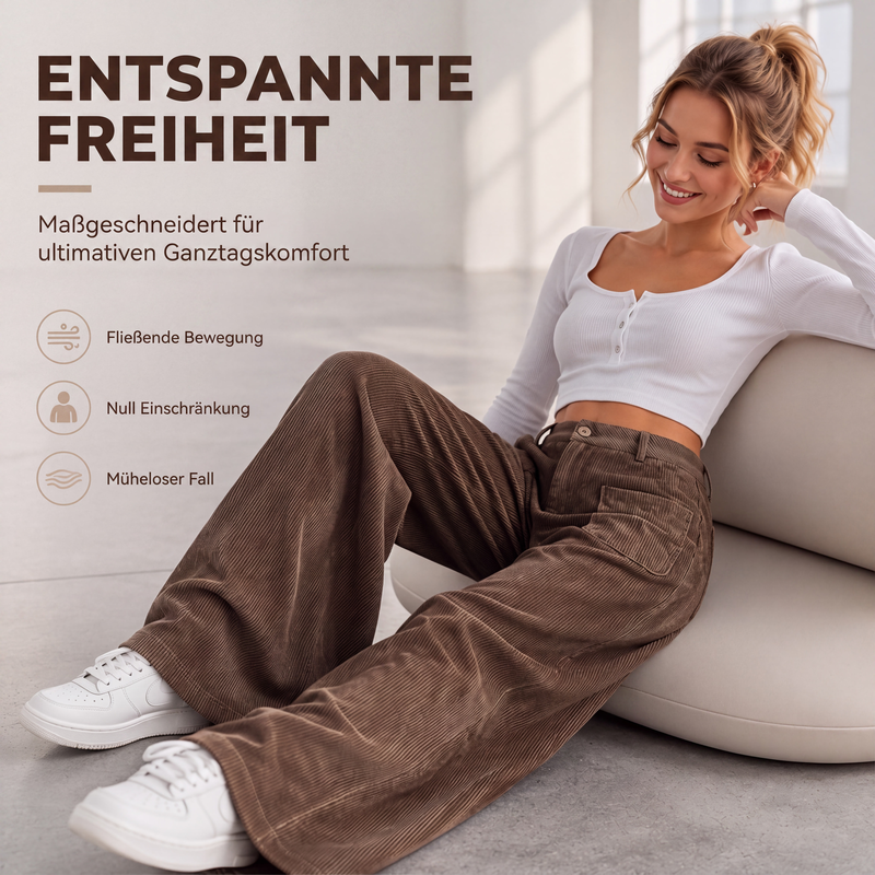 Juliette Relaxed Wide-Leg Trousers
