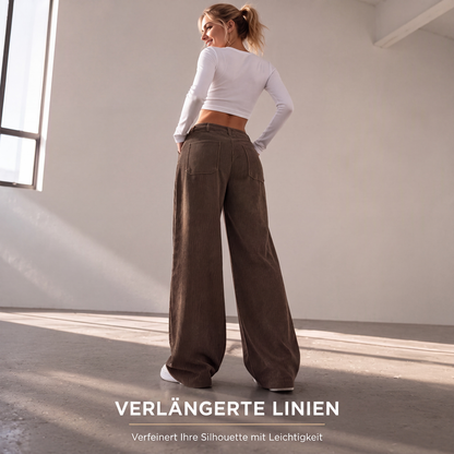 Juliette Relaxed Wide-Leg Trousers