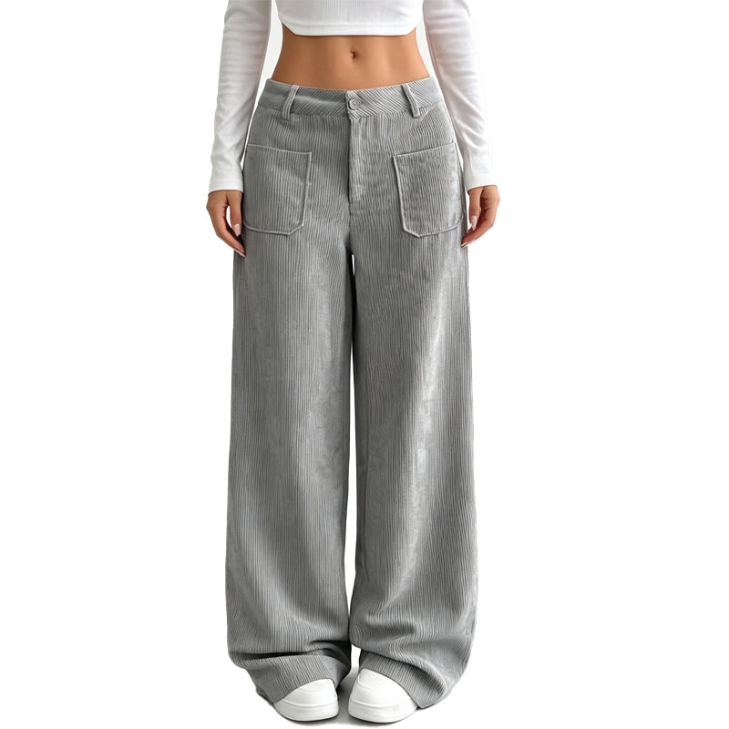Juliette Relaxed Wide-Leg Trousers
