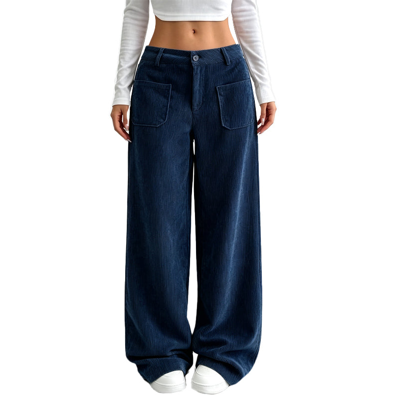 Juliette Relaxed Wide-Leg Trousers