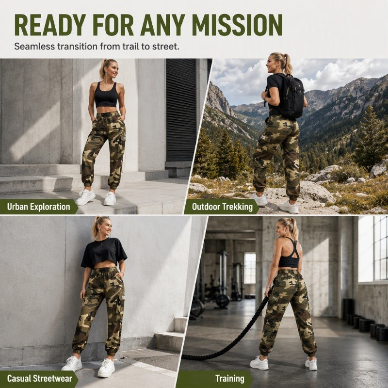 Eleanor Lightweight Cargo Joggers