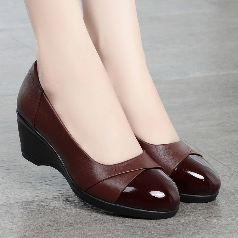 Comfortable Wedge Heel Pumps
