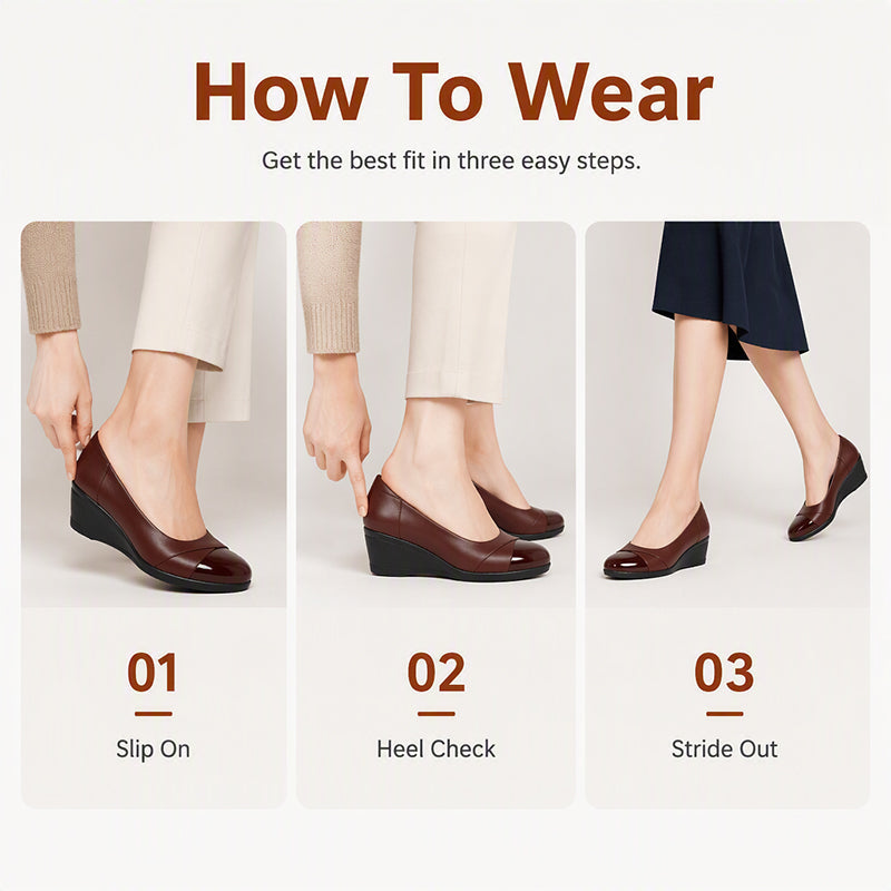 Comfortable Wedge Heel Pumps