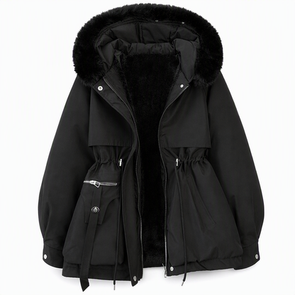 Winter Faux Fur Padded Parka