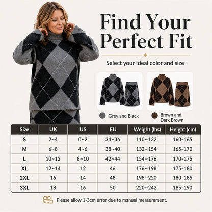 Knit Sweater & Skirt Set