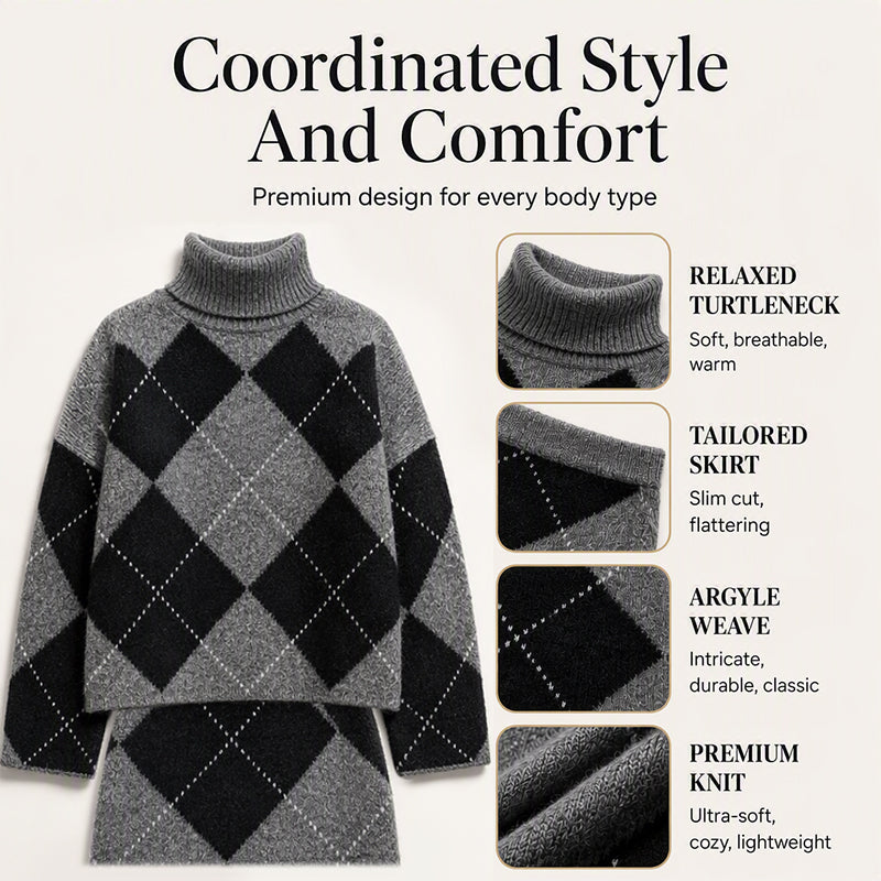 Knit Sweater & Skirt Set