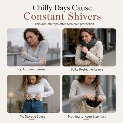 Warm Crew Neck Long Sleeve Top