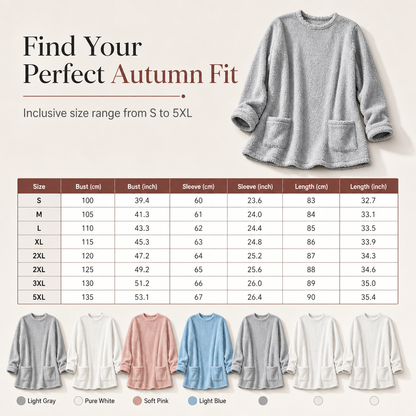 Warm Crew Neck Long Sleeve Top
