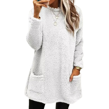 Warm Crew Neck Long Sleeve Top