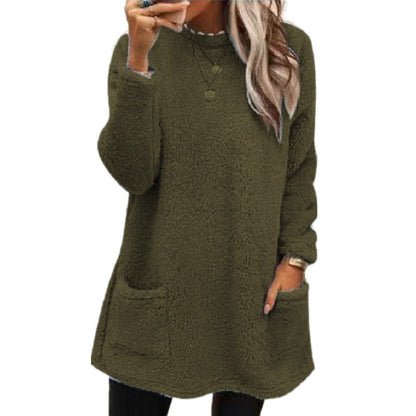 Warm Crew Neck Long Sleeve Top