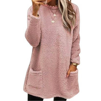 Warm Crew Neck Long Sleeve Top