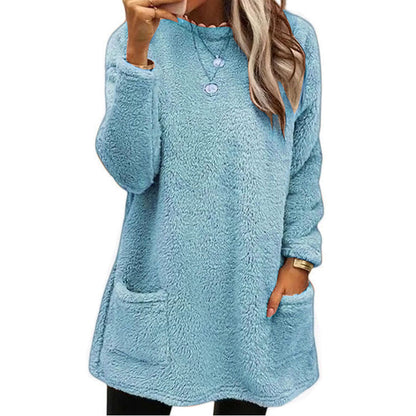 Warm Crew Neck Long Sleeve Top