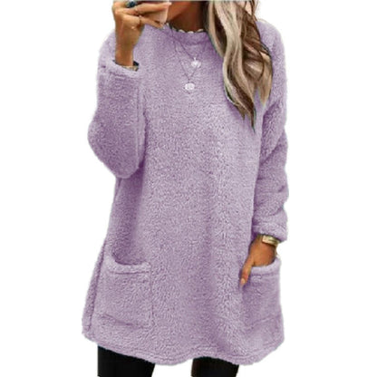 Warm Crew Neck Long Sleeve Top